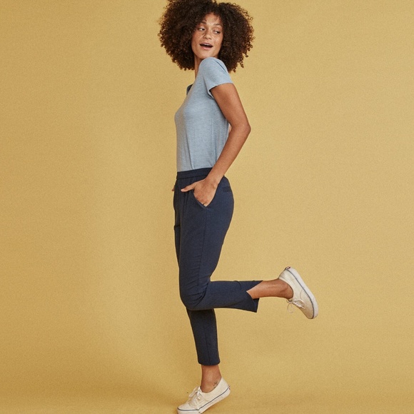 Marine Layer Pants - New Marine Layer Allison Pants Navy Blazer